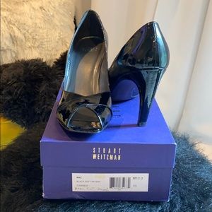Stuart Weitzman Max Soft Black Patent heels